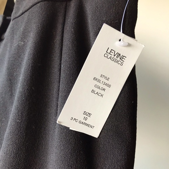 #057 Sz 10 Skirt | Larry Levine Classic Black Skirt | NWT 💃🏽 - Picture 4 of 7